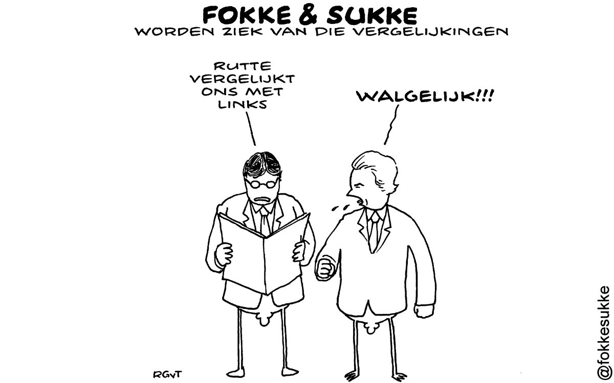 F&S worden ziek van die vergelijkingen (NRC, di, 18-03-14)