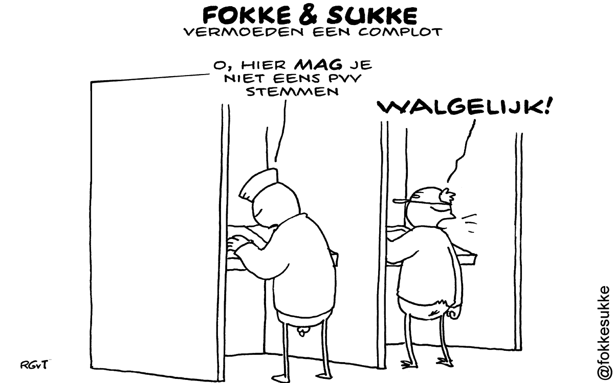 F&S vermoeden een complot (NRC, wo, 19-03-14)