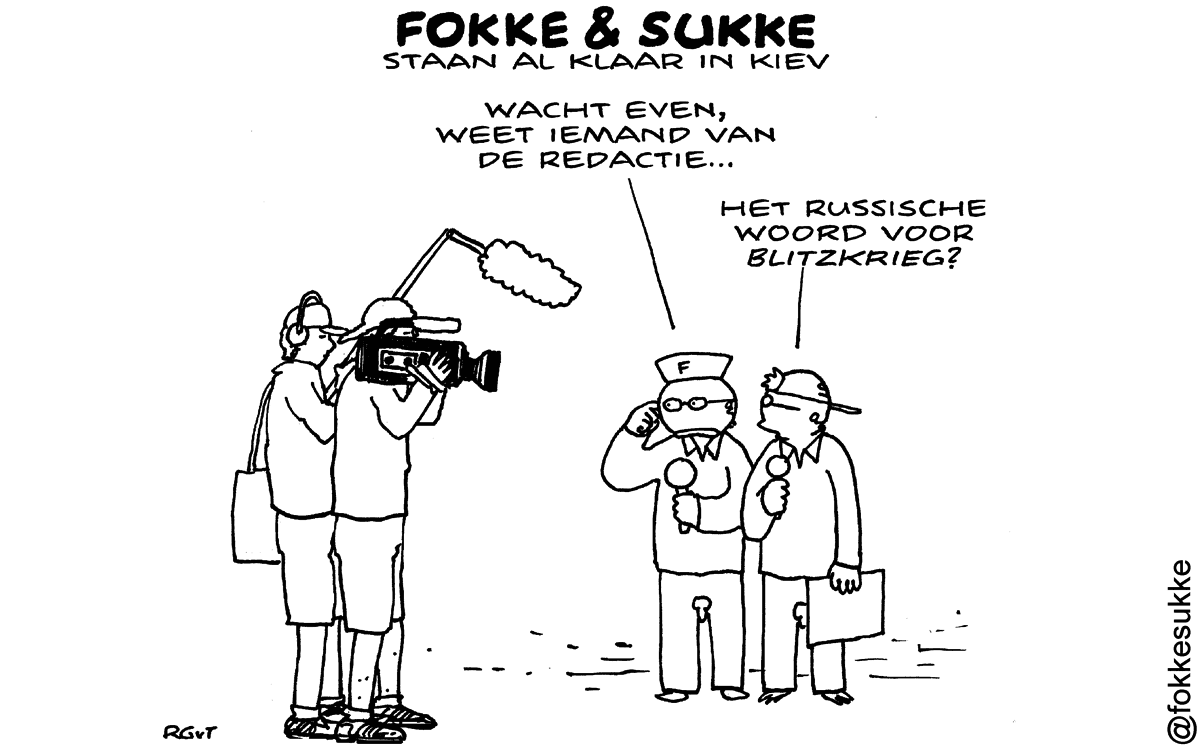 F&S staan al klaar in Kiev (NRC, vr, 04-04-14)