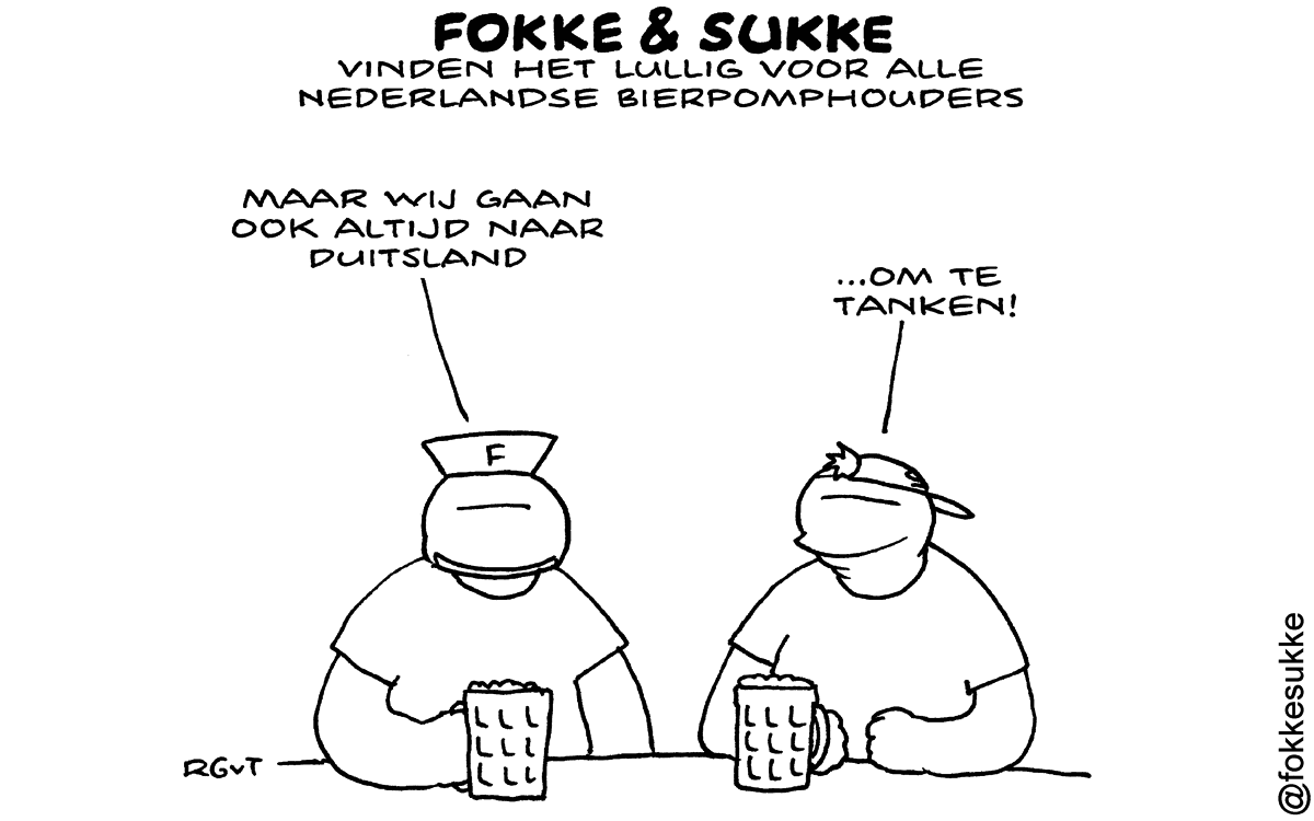 F&S vinden het lullig voor alle Nederlandse bierpomphouders (NRC, wo, 09-04-14)