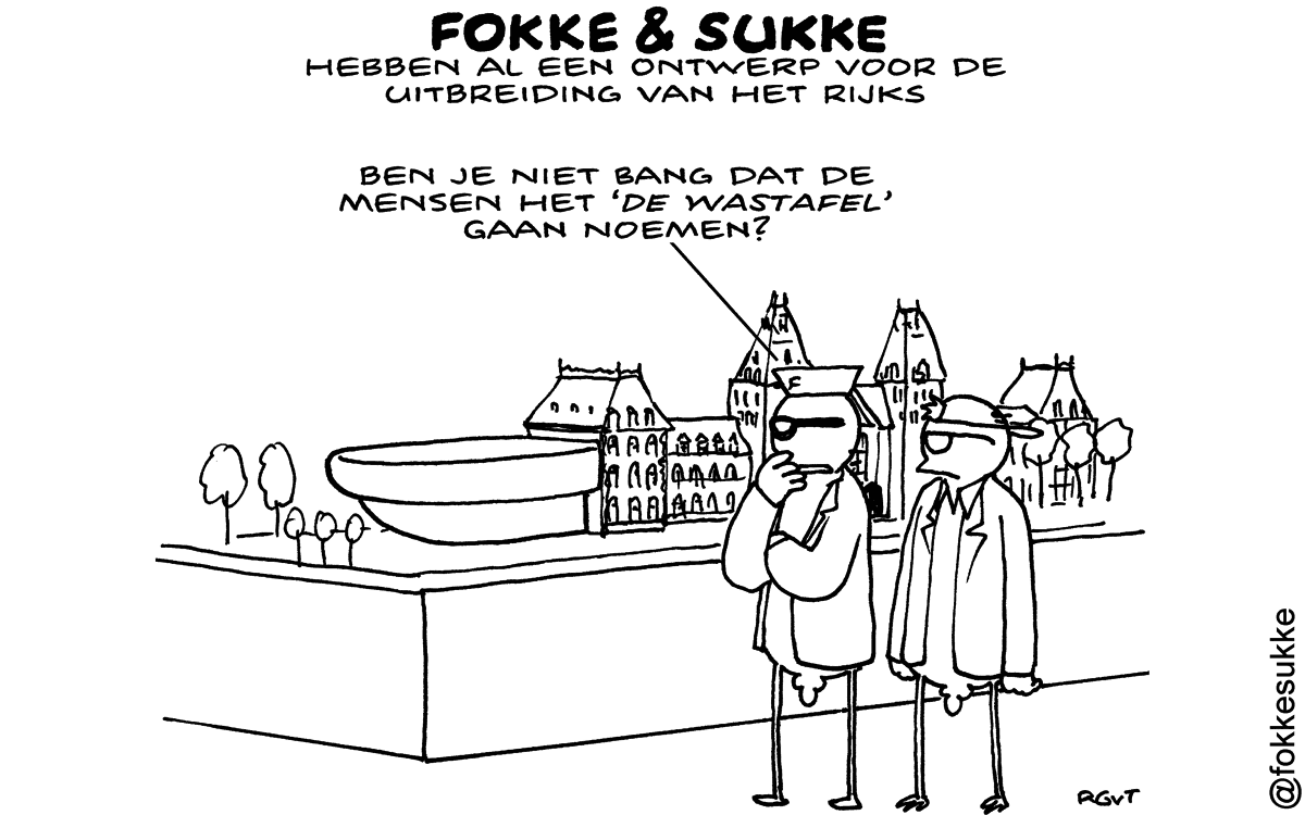 F&S hebben al een ontwerp voor de uitbreiding van het Rijks (NRC, ma, 14-04-14)