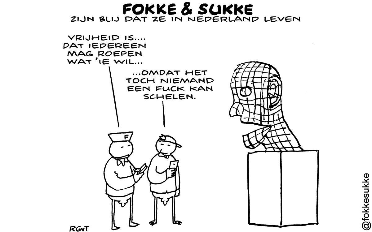 F&S zijn blij dat ze in Nederland leven (NRC, ma, 05-05-14)