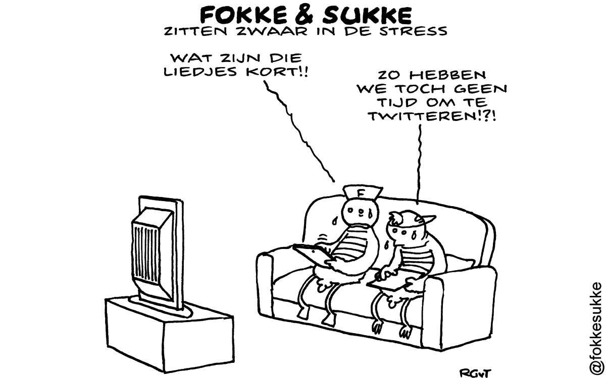 F&S zitten zwaar in de stress #esf #ESF14 (NRC, za, 10-05-14)