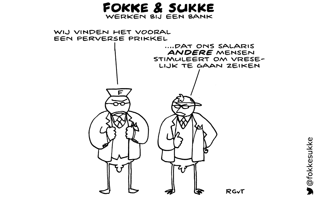 F&S werken bij een bank (NRC, do, 24-07-14)