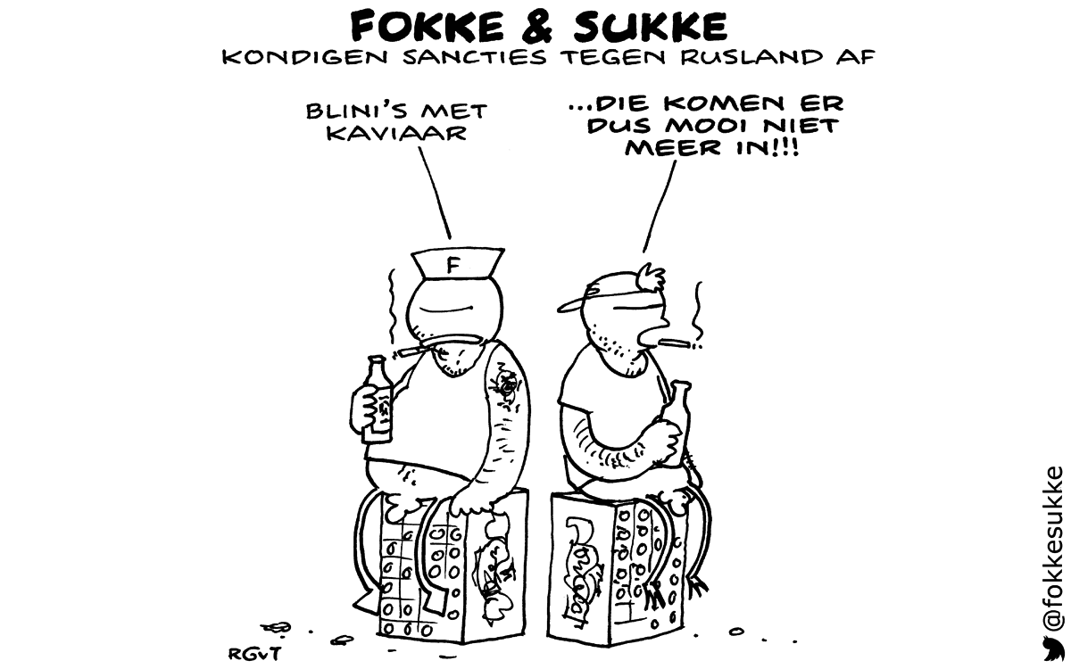 F&S kondigen sancties tegen Rusland af (NRC, ma, 11-08-14)