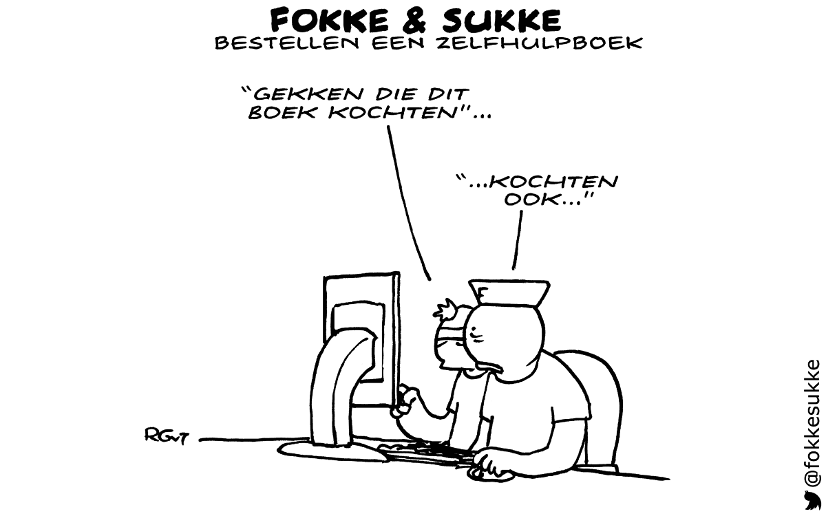 F&S bestellen een zelfhulpboek (NRC, wo, 14-08-14)