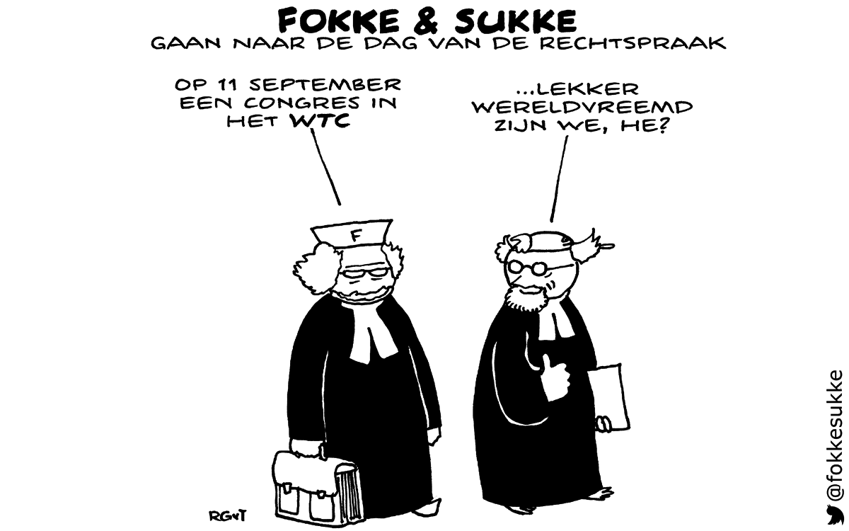 F&S gaan naar de Dag van de Rechtspraak (NRC, do, 11-09-14)