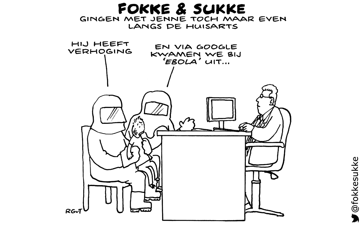 F&S gingen met jenne toch maar even langs de huisarts (NRC, za, 20-09-14)