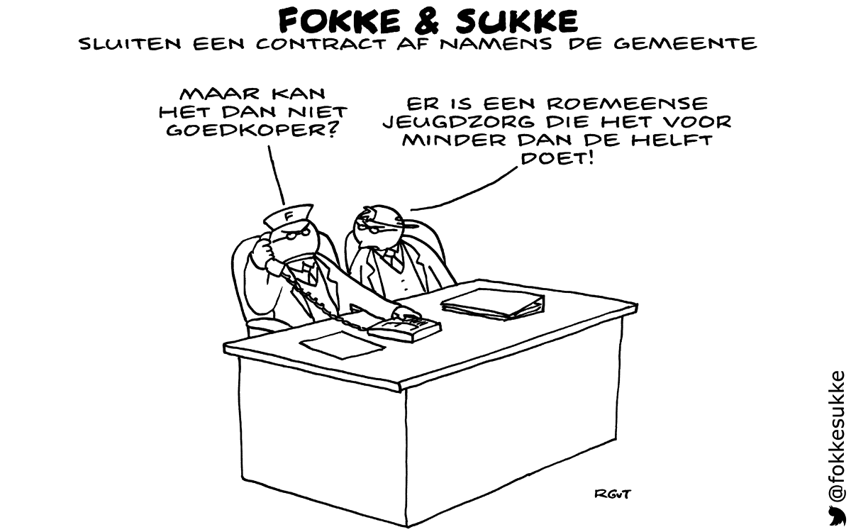 F&S sluiten een contract af namens de gemeente (NRC, ma, 29-09-14)