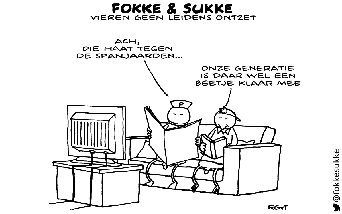 F&S vieren geen Leidens ontzet #leidensontzet (NRC, vr, 03-10-14)