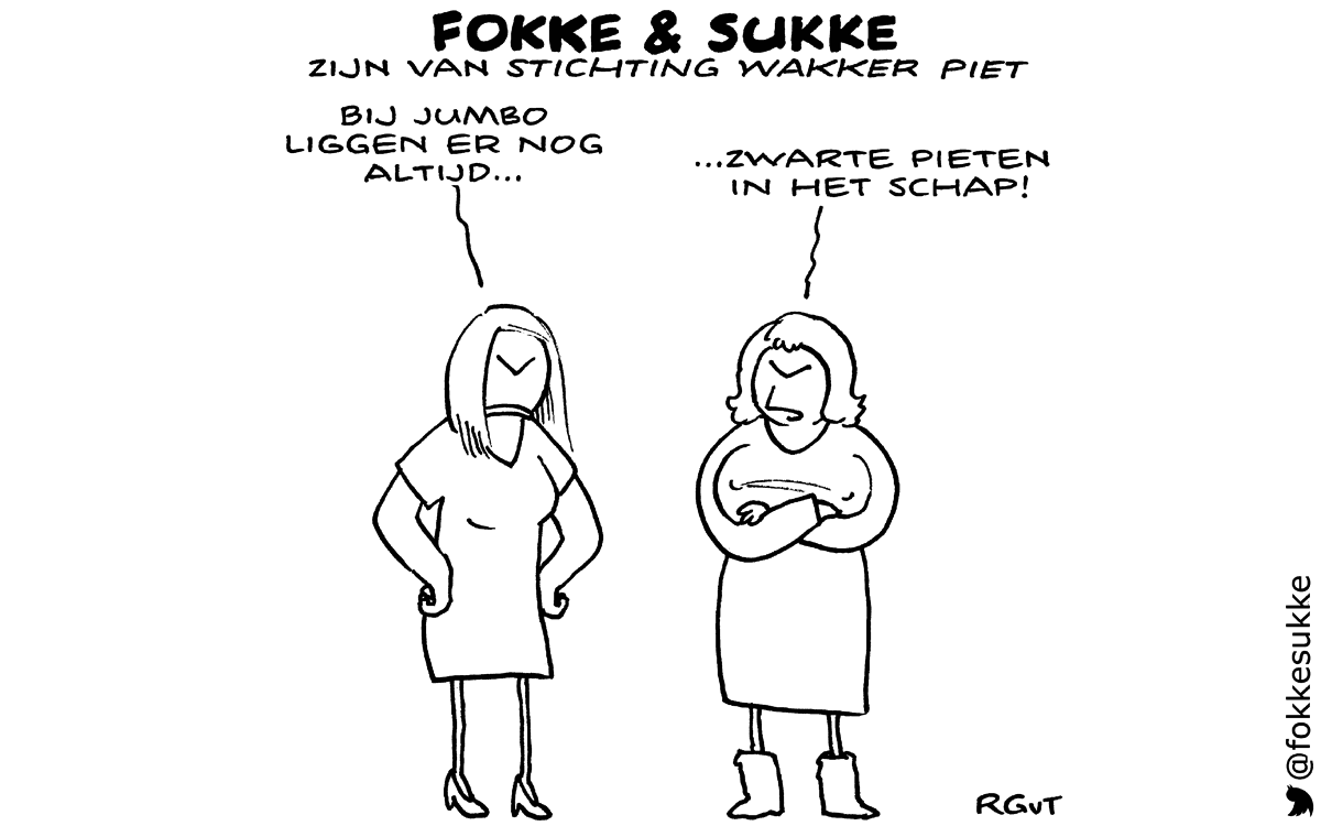 F&S zijn van Stichting Wakker Piet (NRC, vr, 10-10-14)