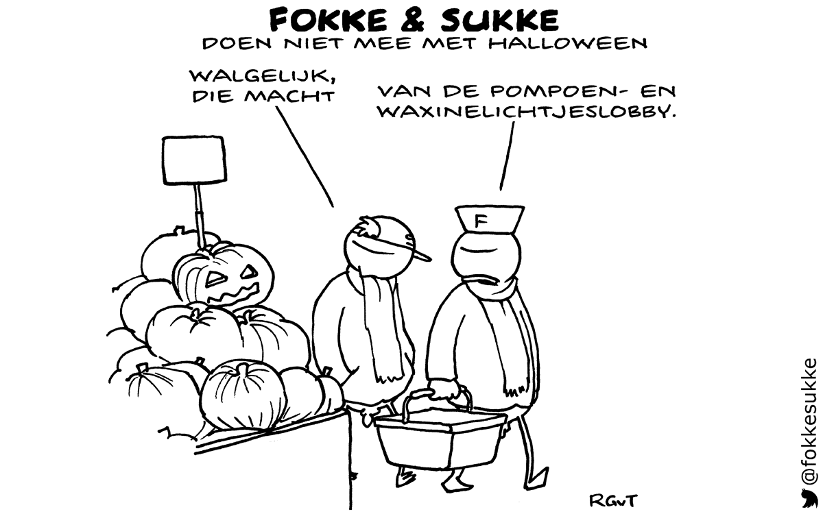 F&S doen niet mee met Halloween (NRC, wo, 22-10-14)