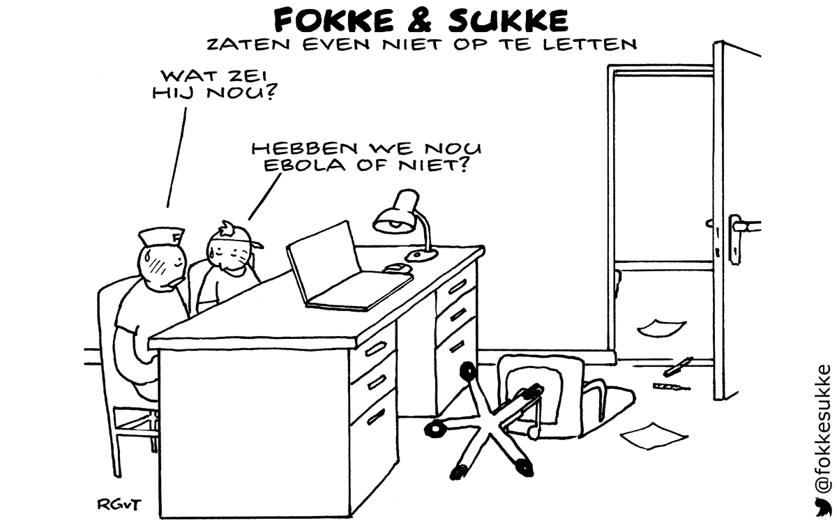 F&S zaten even niet op te letten (NRC, do, 23-10-14)