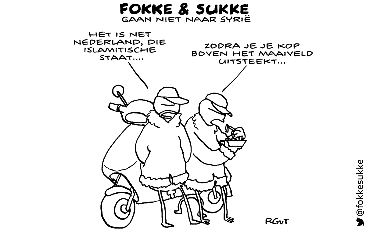 F&S gaan niet naar Syrie (NRC, di, 11-11-14)