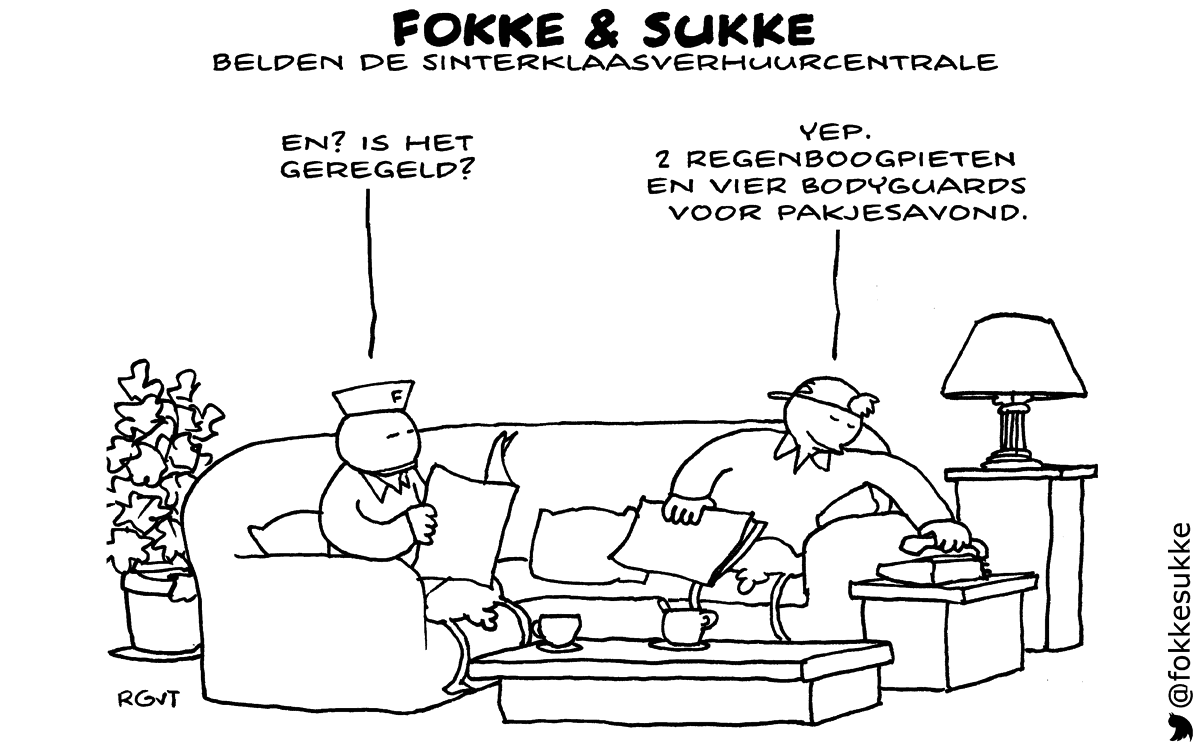 F&S belden de Sinterklaasverhuurcentrale (NRC, ma, 17-11-14)