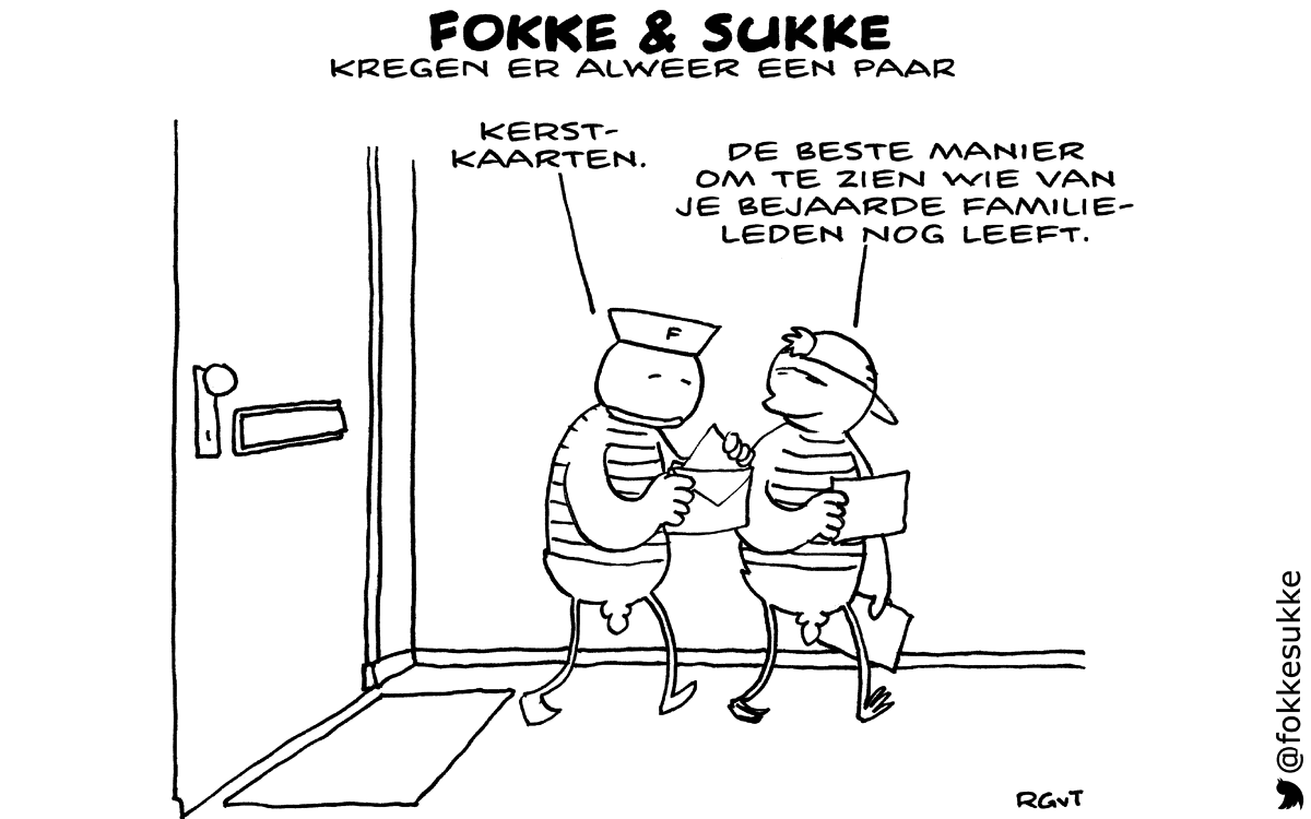 F&S kregen er alweer een paar (NRC, ma, 08-12-14)