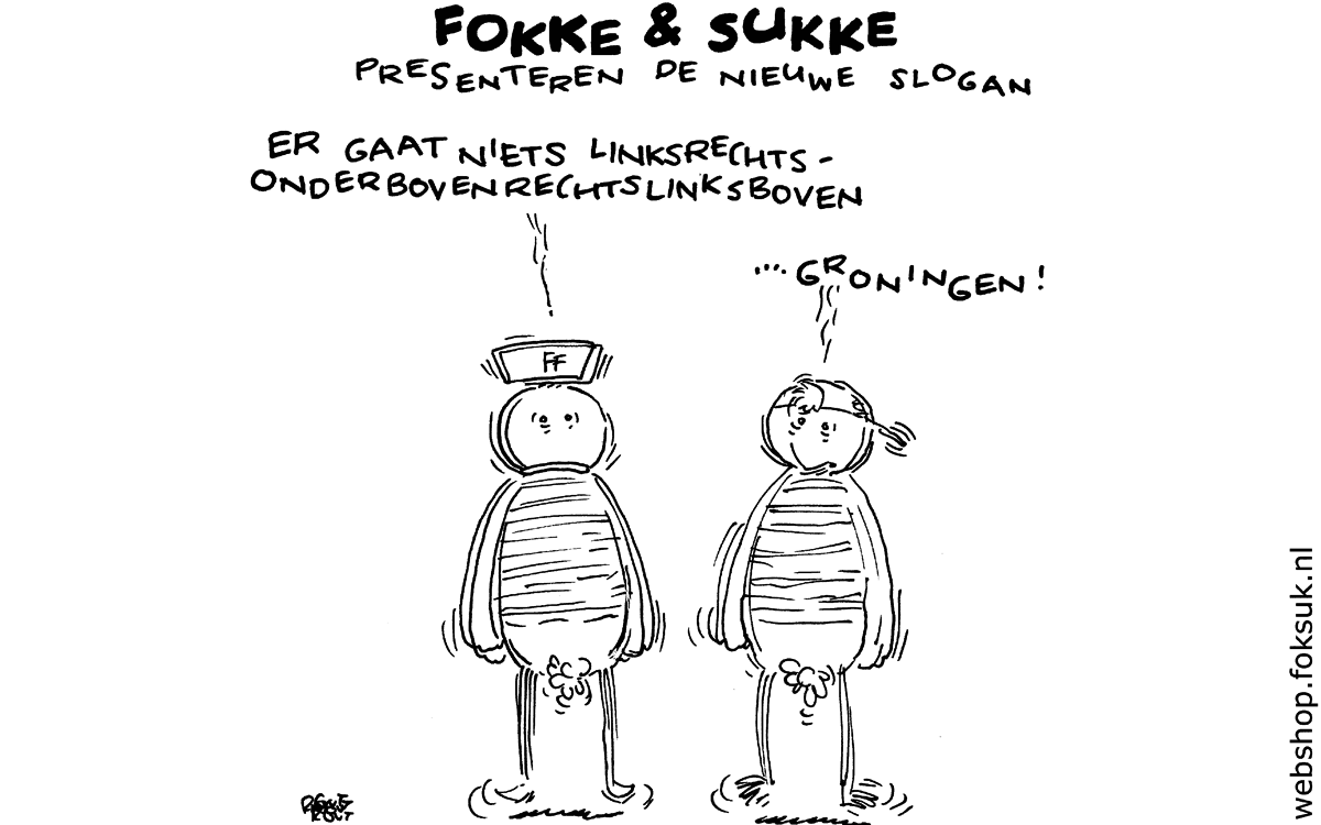 F&S presenteren de nieuwe slogan (NRC, wo, 11-02-15)