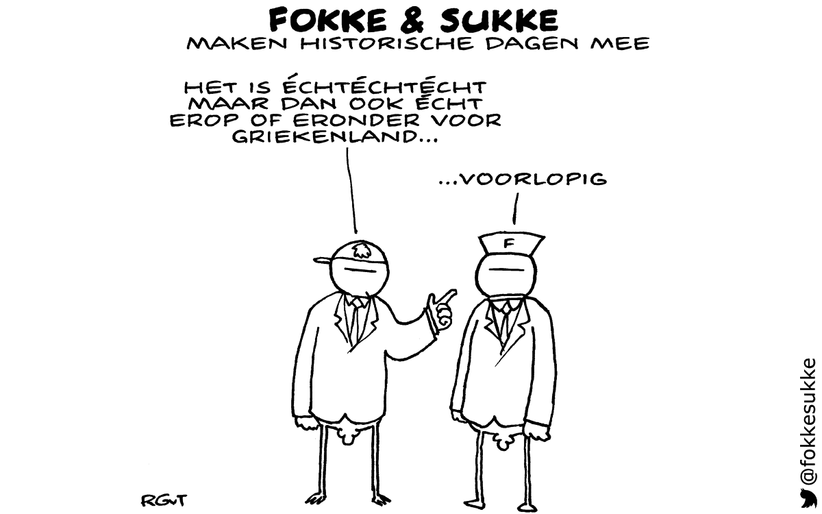 F&S maken historische dagen mee (NRC, wo, 18-02-15)