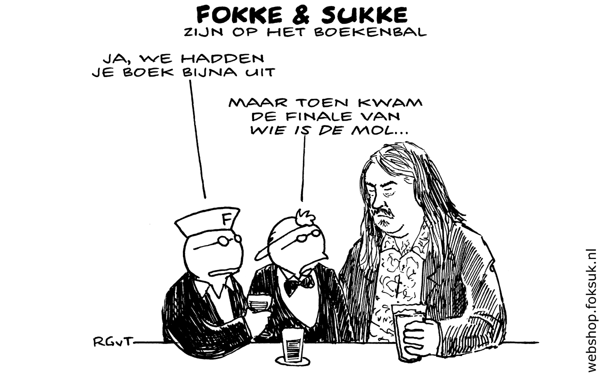 F&S zijn op het #Boekenbal (NRC, vr, 06-03-15)