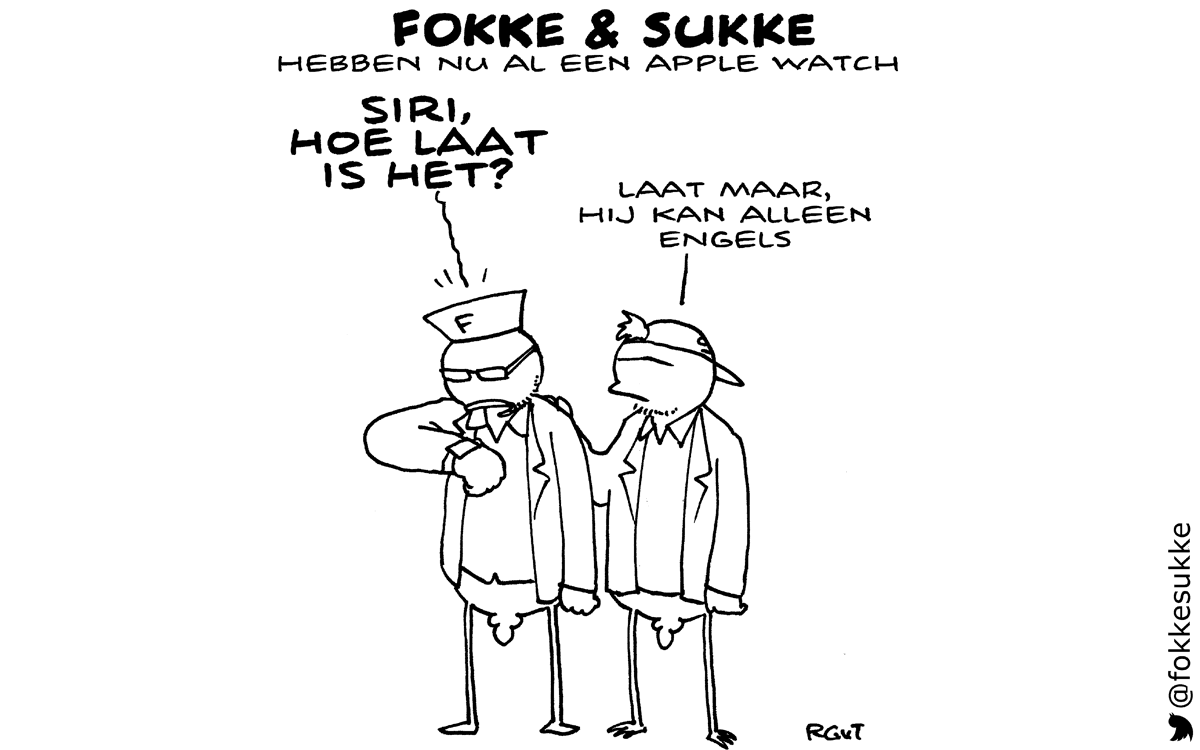 F&S hebben nu al een apple watch (NRC, di, 10-03-15)