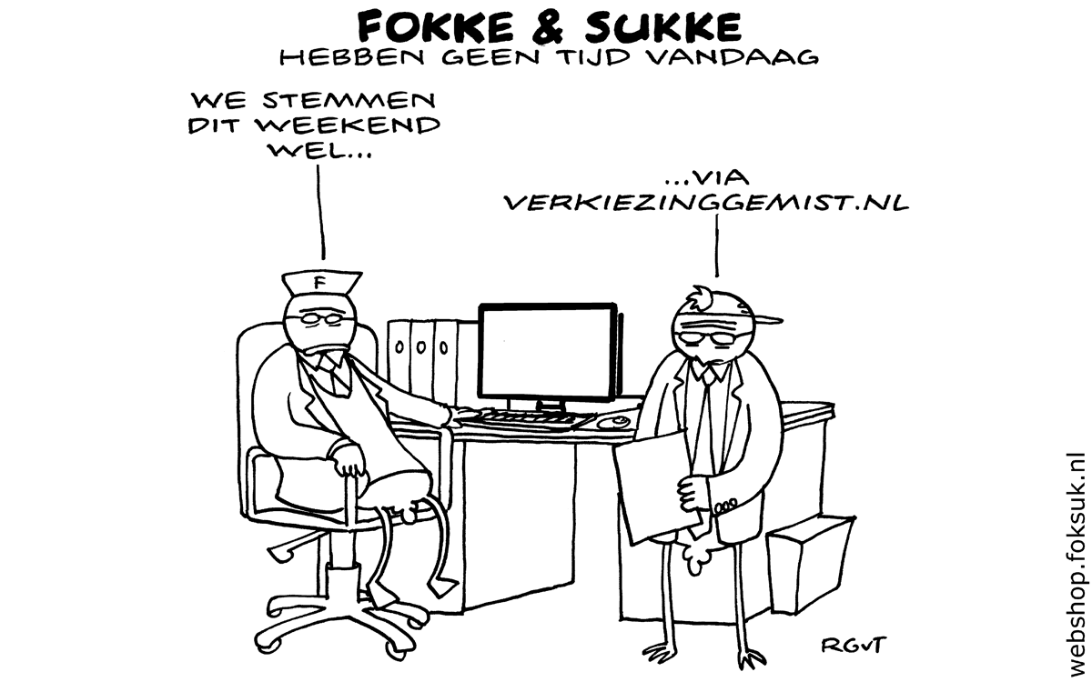 F&S hebben geen tijd vandaag (NRC, wo, 18-03-15)