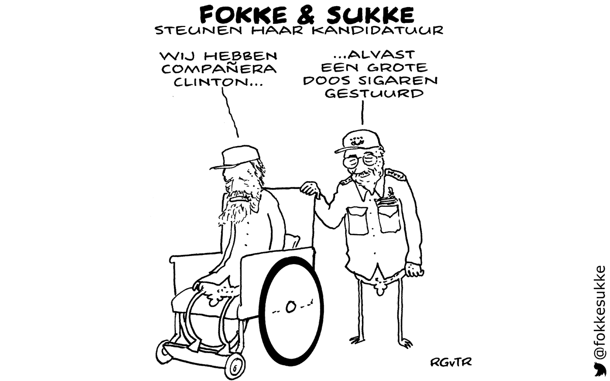 F&S steunen haar kandidatuur (NRC, di, 14-04-15)