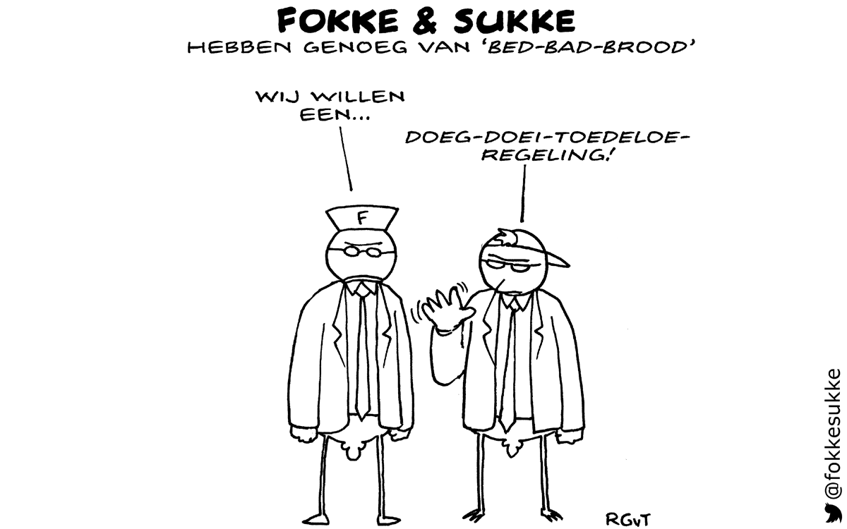 F&S hebben genoeg van dat 'bed-bad-brood' (NRC, vr, 17-04-15)