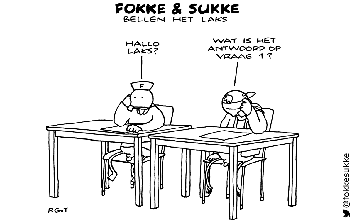 F&S bellen het LAKS (NRC, ma, 11-05-15)