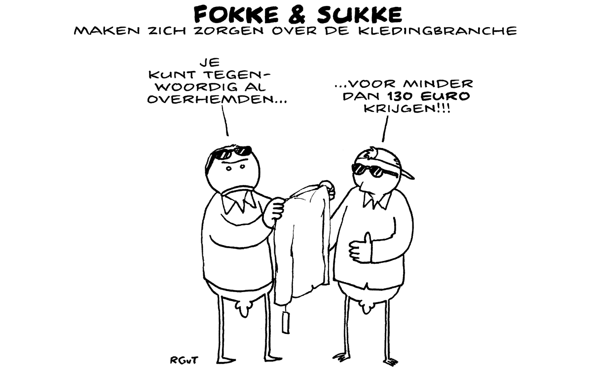 F&S maken zich zorgen om de kledingbranche (NRC, di, 19-05-15)