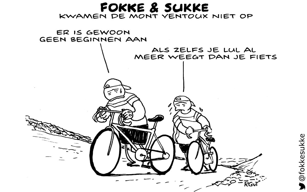 F&S kwamen de Mont Ventoux niet op (NRC, di, 09-06-15)