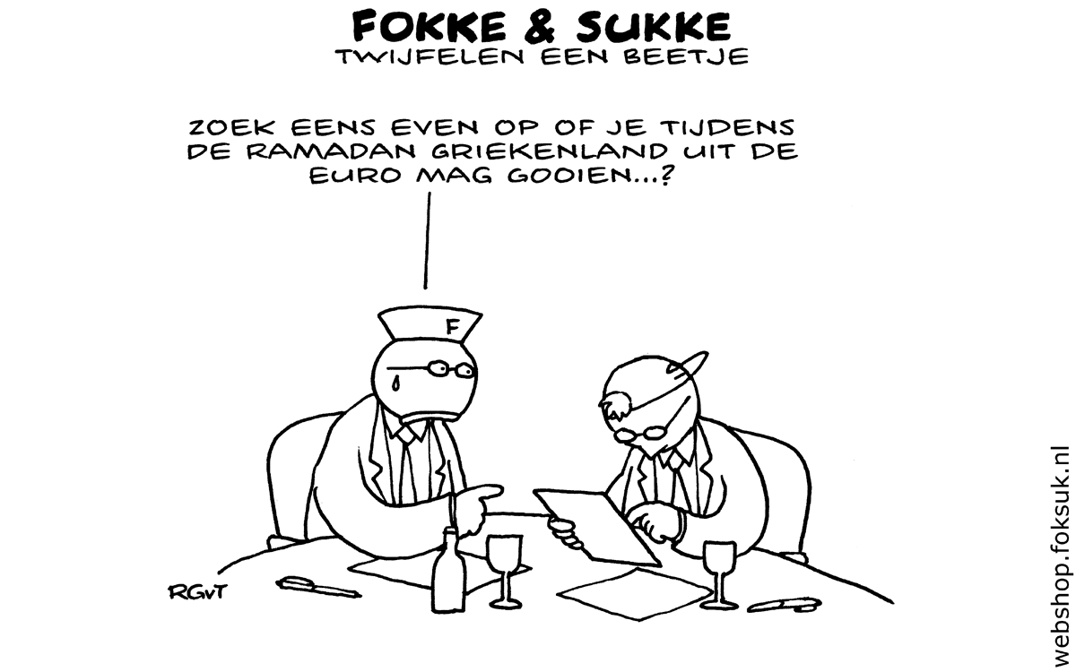 F&S twijfelen een beetje (NRC, vr, 19-06-15)