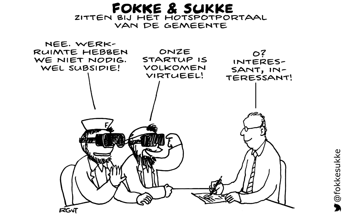 F&S zitten bij het hotspotportaal van de gemeente (NRC, do, 16-07-15)