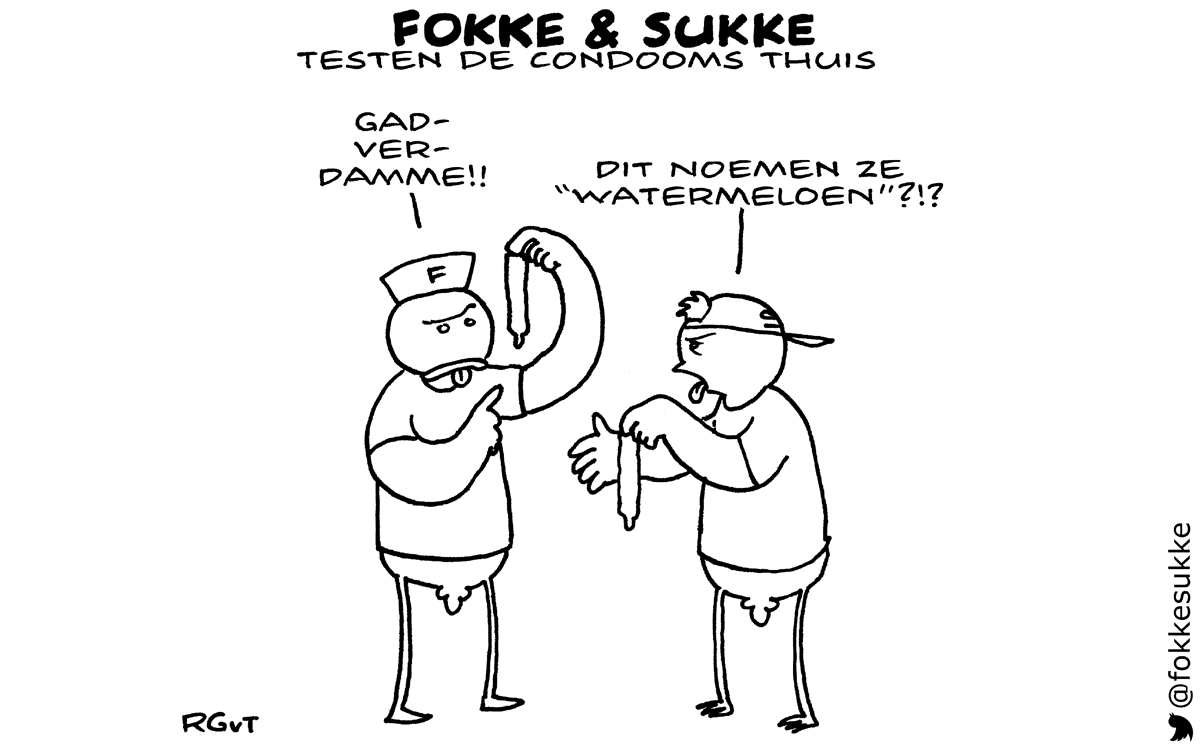 F&S testen de condooms thuis (NRC, wo, 22-07-15)