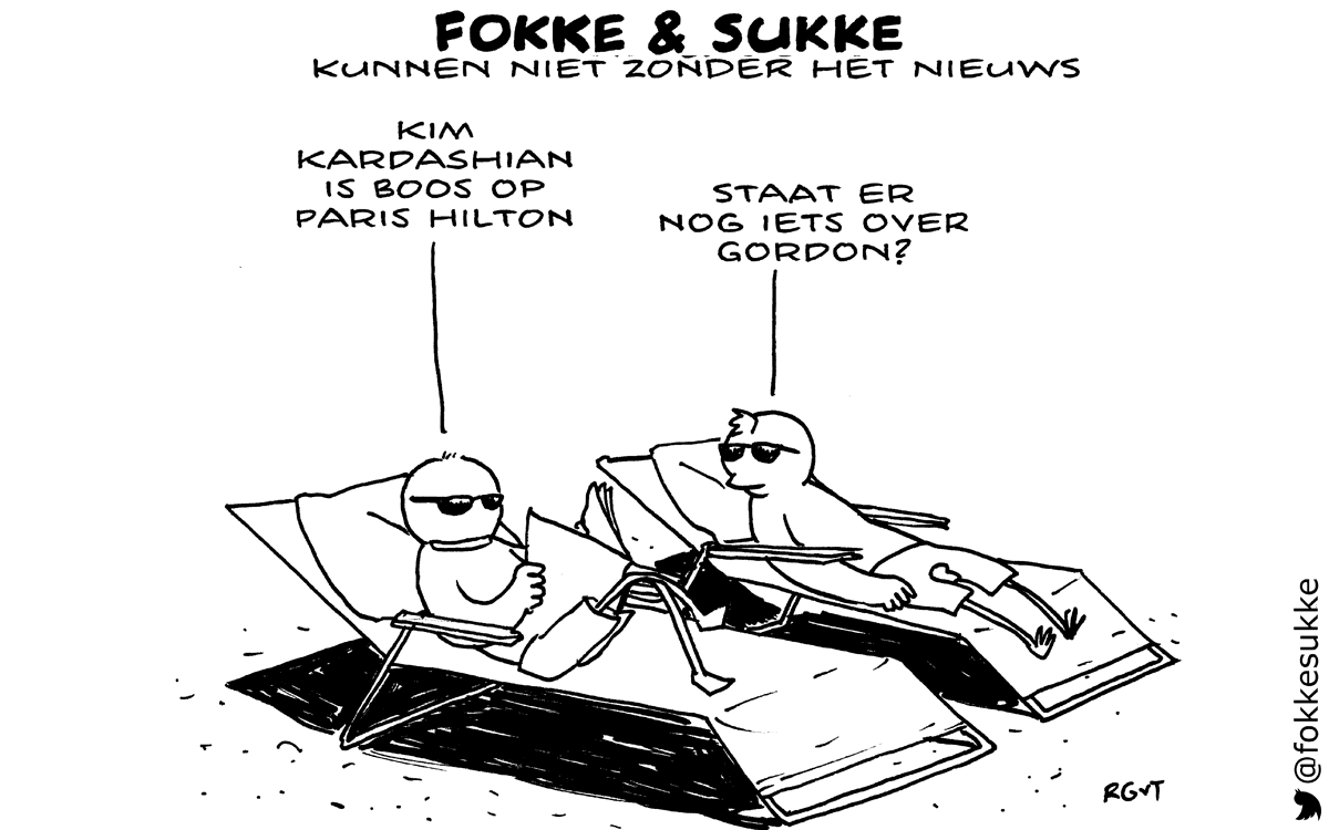 F&S kunnen niet zonder het nieuws (NRC, ma, 27-07-15)