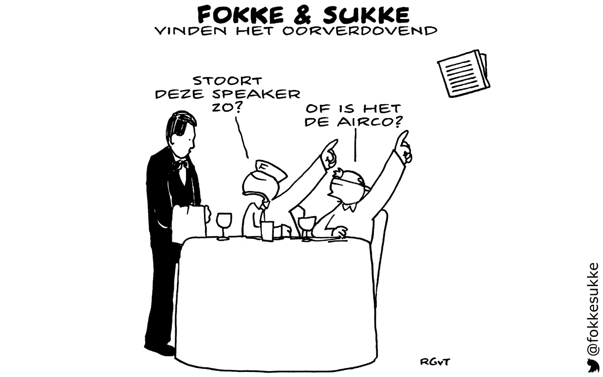 F&S vinden het oorverdovend (NRC, vr, 31-07-15)