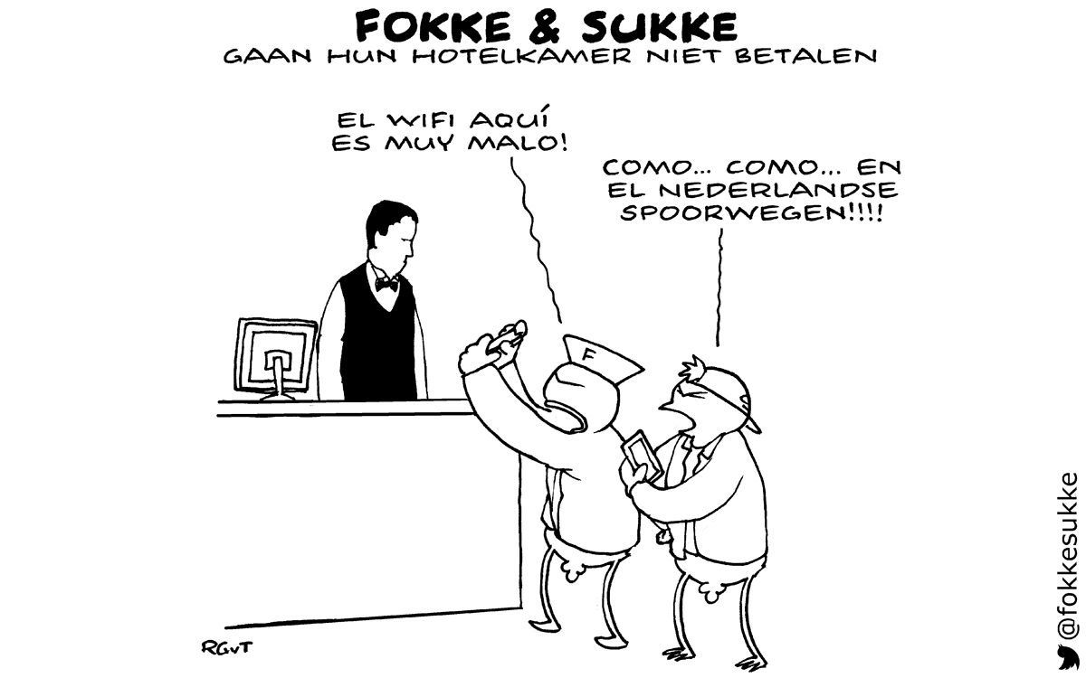 F&S gaan hun hotelkamer niet betalen (NRC, za, 15-08-15)