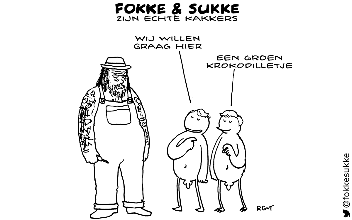 F&S zijn echte kakkers #Tattoo (NRC, ma, 17-08-15)