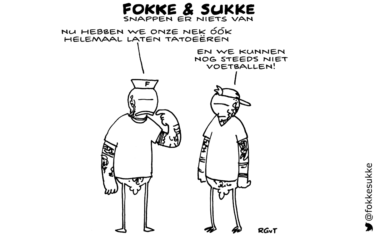 F&S snappen er niets van #Tattoo (NRC, do, 20-08-15)
