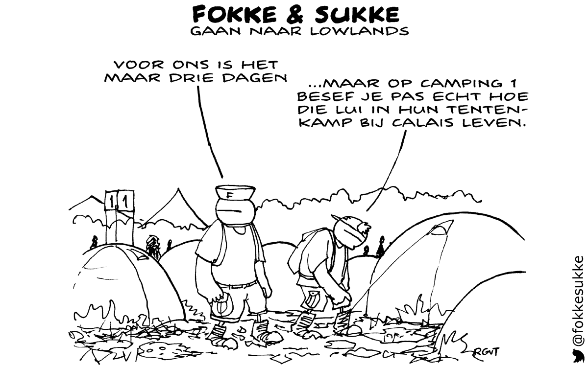 F&S gaan naar Lowlands #LL15 (NRC, vr, 21-08-15)