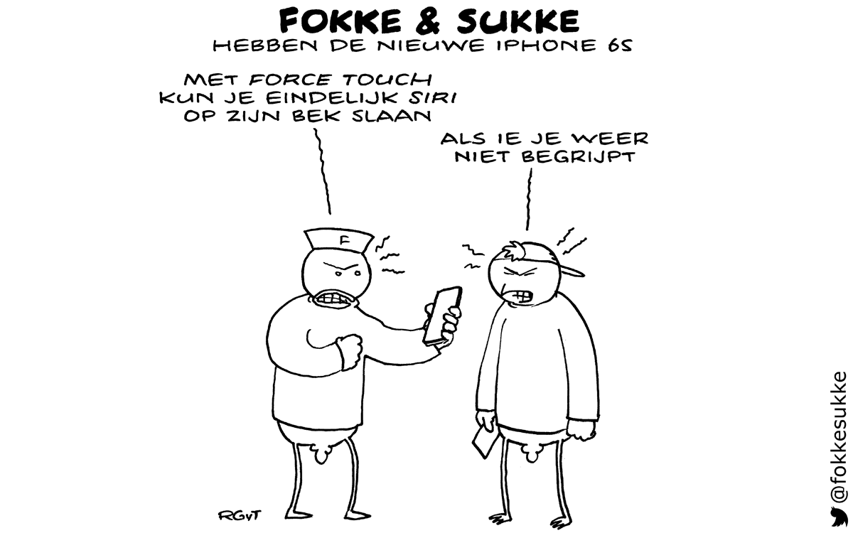 F&S zijn enthousiast over de nieuwe iPhone 6S (NRC, do, 10-09-15)