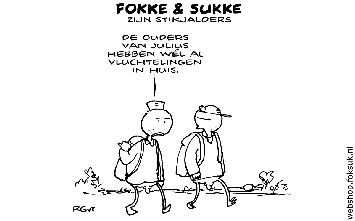 F&S zijn stikjaloers (NRC, vr, 11-09-15)