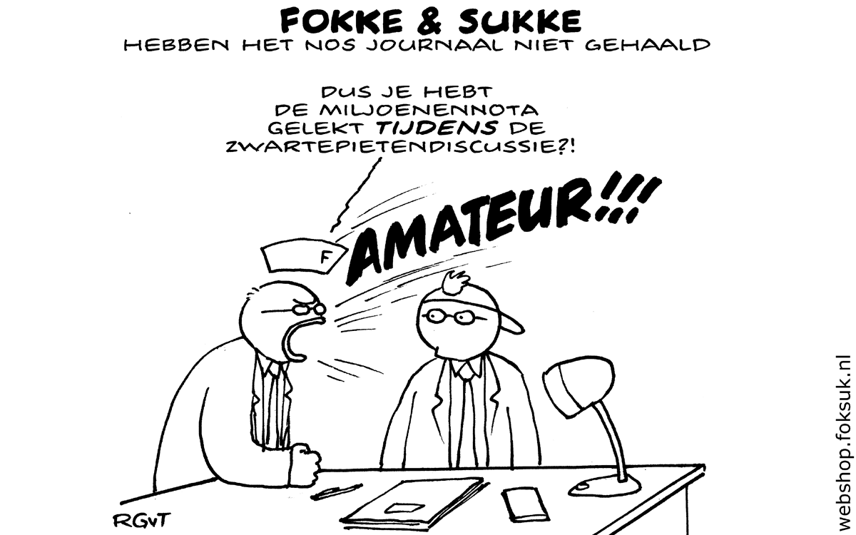 F&S hebben het NOS journaal niet gehaald (NRC, ma, 14-09-15)