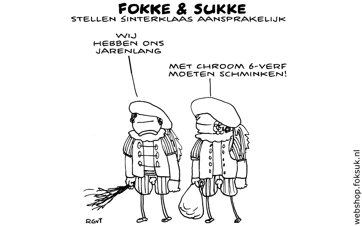 F&S stellen Sinterklaas aansprakelijk (NRC, vr, 18-09-15)