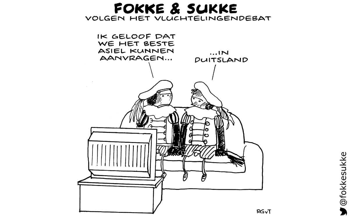 F&S volgen het vluchtelingendebat (NRC vr, 16-10-15)