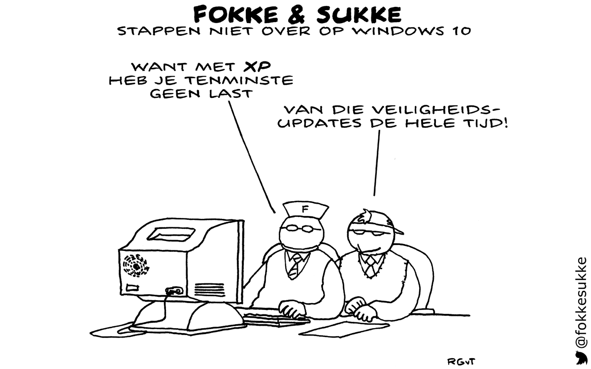 F&S stappen niet over op Windows 10 (NRC, vr, 23-10-15)