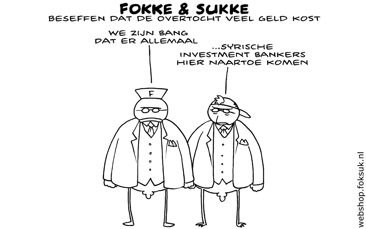 F&S beseffen dat de overtocht veel geld kost (NRC, di, 03-11-15)