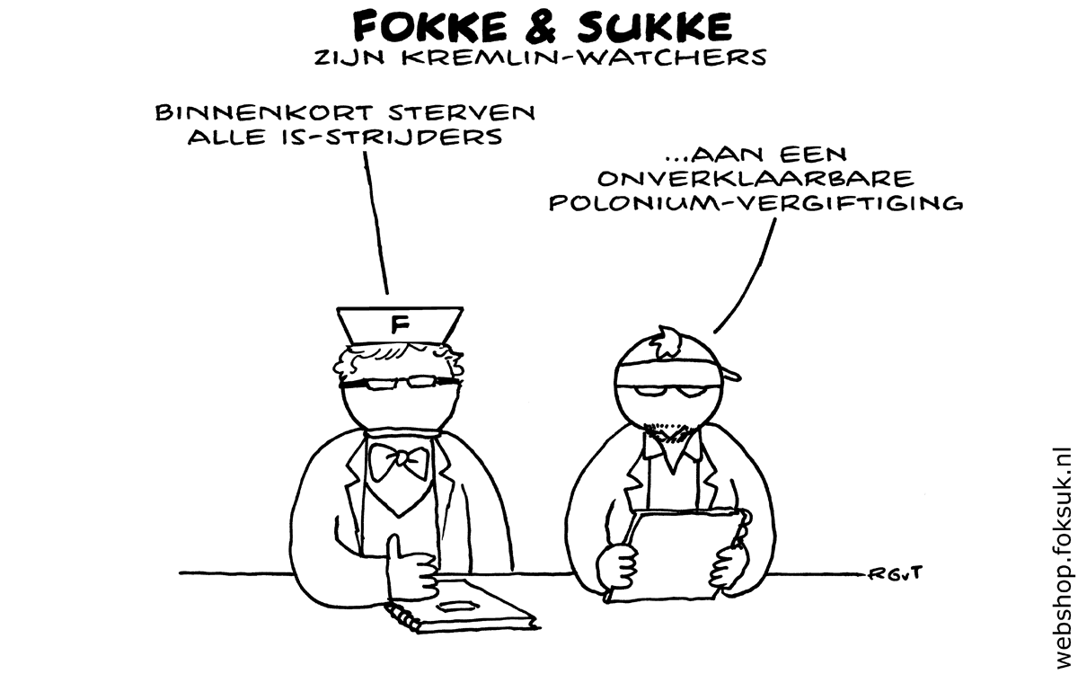 F&S zijn Kremlin-watchers (NRC, za, 07-11-15)