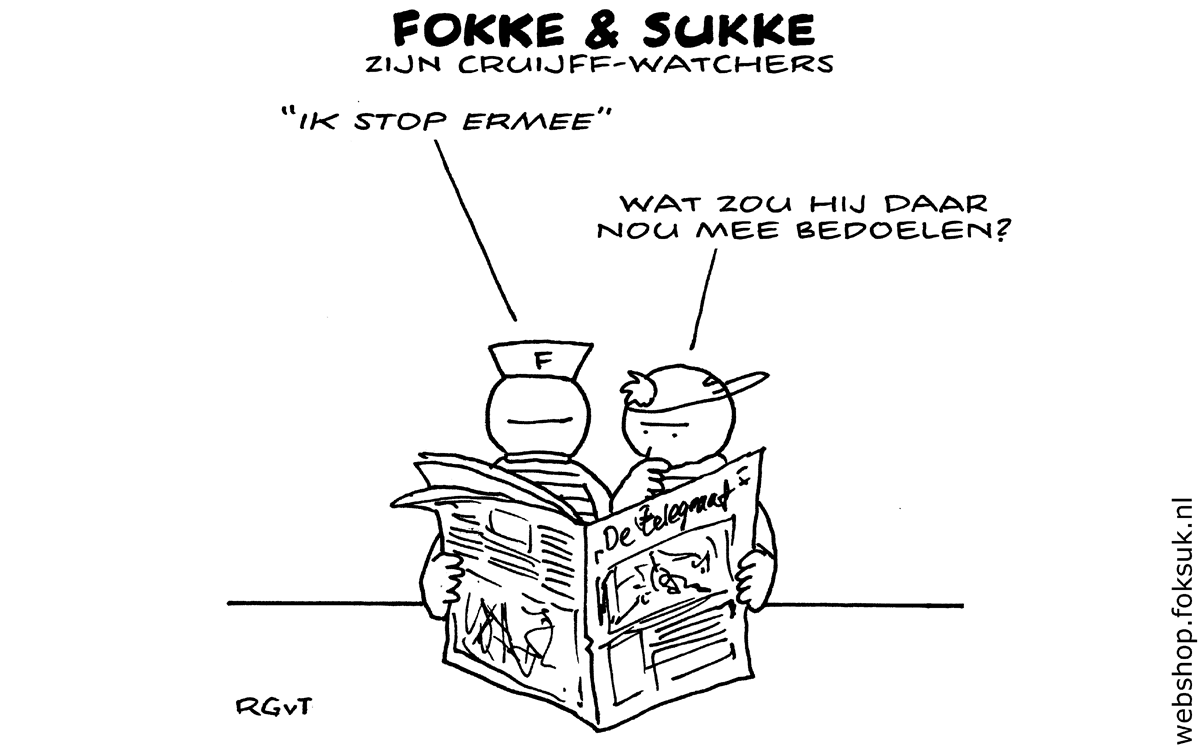 F&S zijn Cruijff-watchers (NRC, di, 17-11-15)