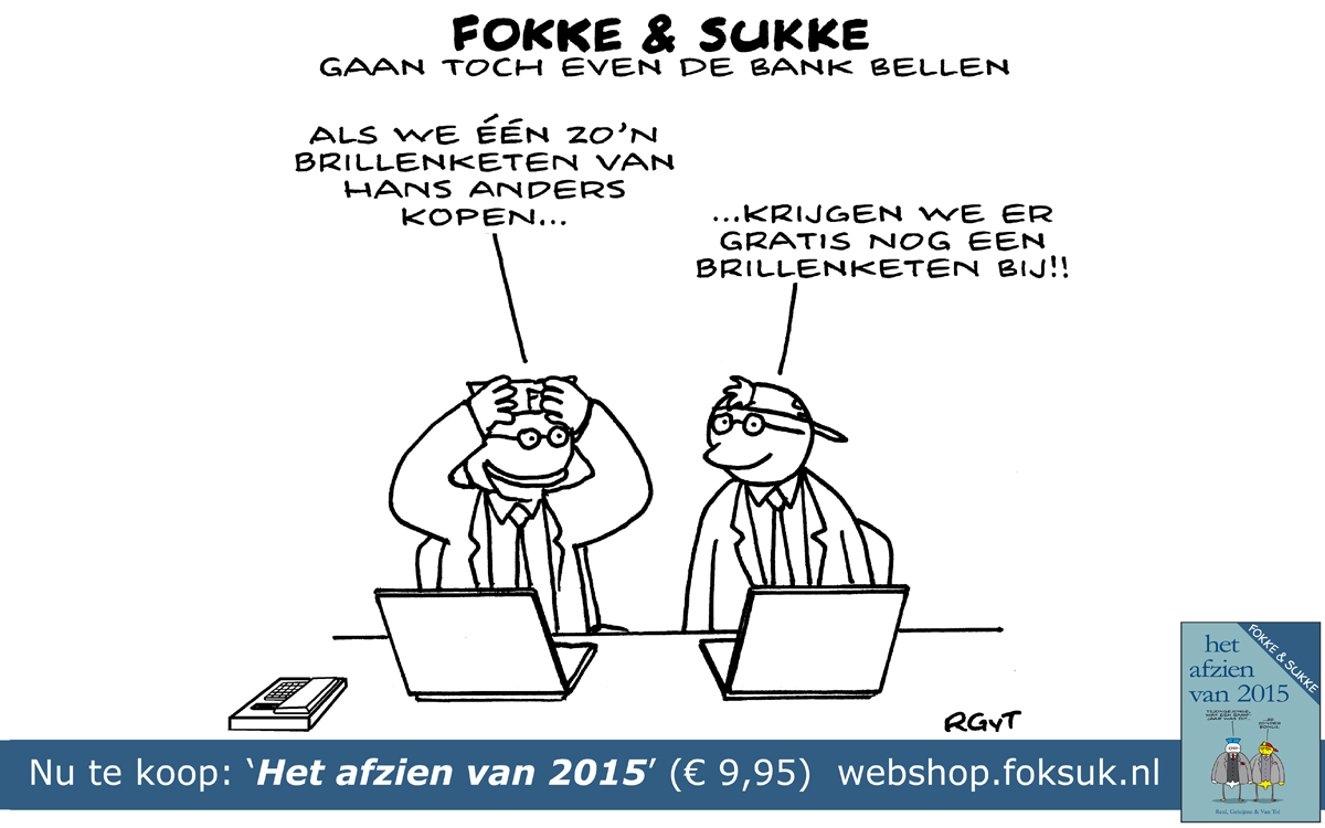 F&S gaan toch even de bank bellen (NRC, wo, 18-11-15)