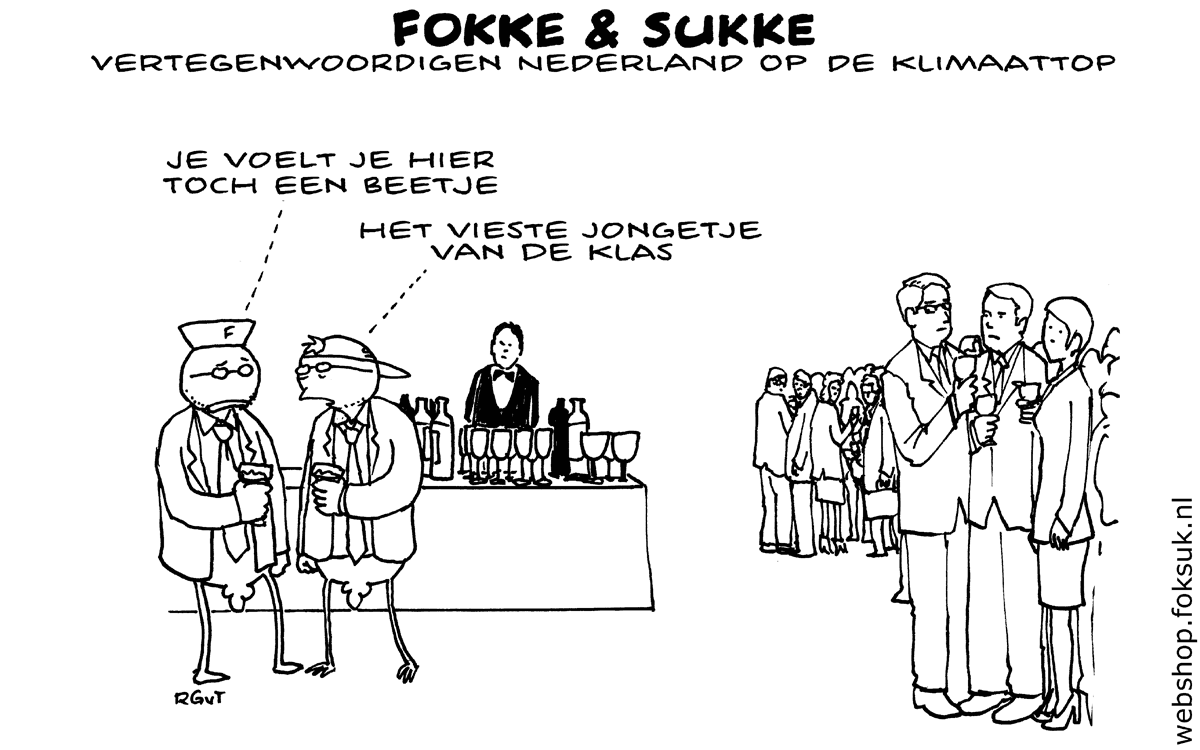 F&S vertegenwoordigen Nederland op de klimaattop (NRC, ma, 30-11-15)